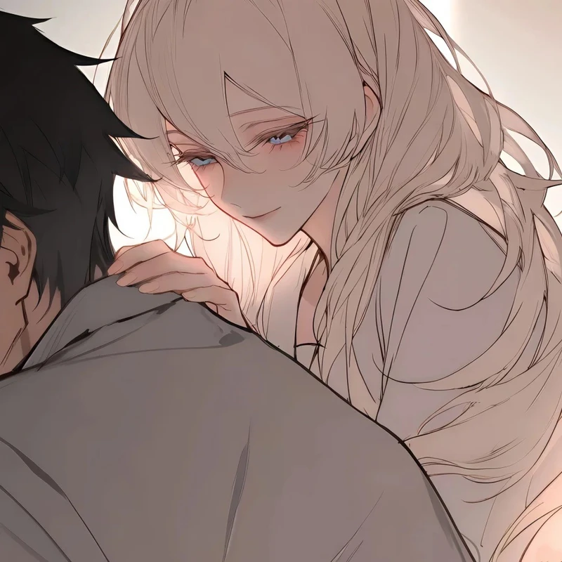 avatar đôi anime lãng mạn cho người yêu