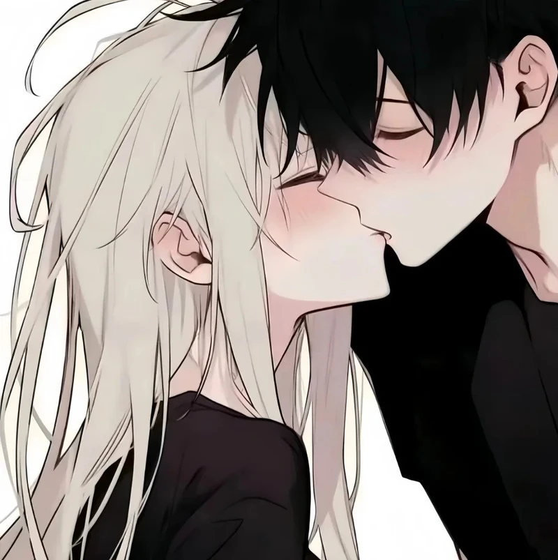 avatar đôi anime nam nữ cute đáng yêu