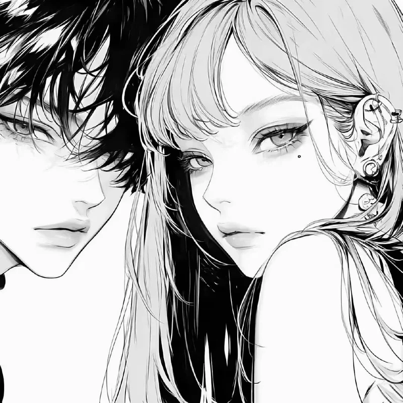 avatar đôi anime phong cách cute ấn tượng