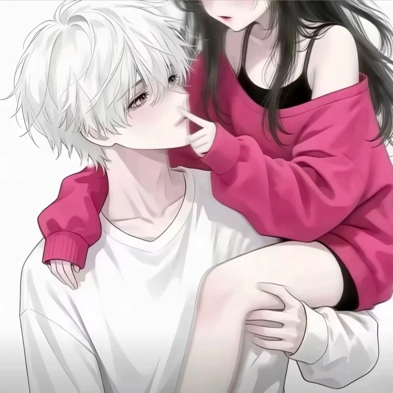 avatar đôi anime tình nhân lãng mạn