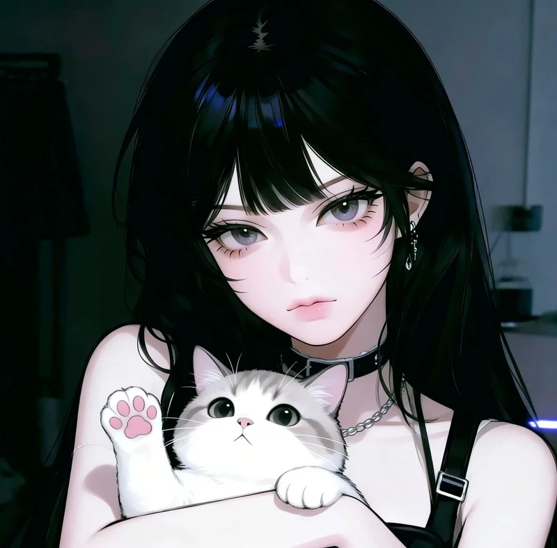 hình ảnh anime nữ ngầu đầy cuốn hút