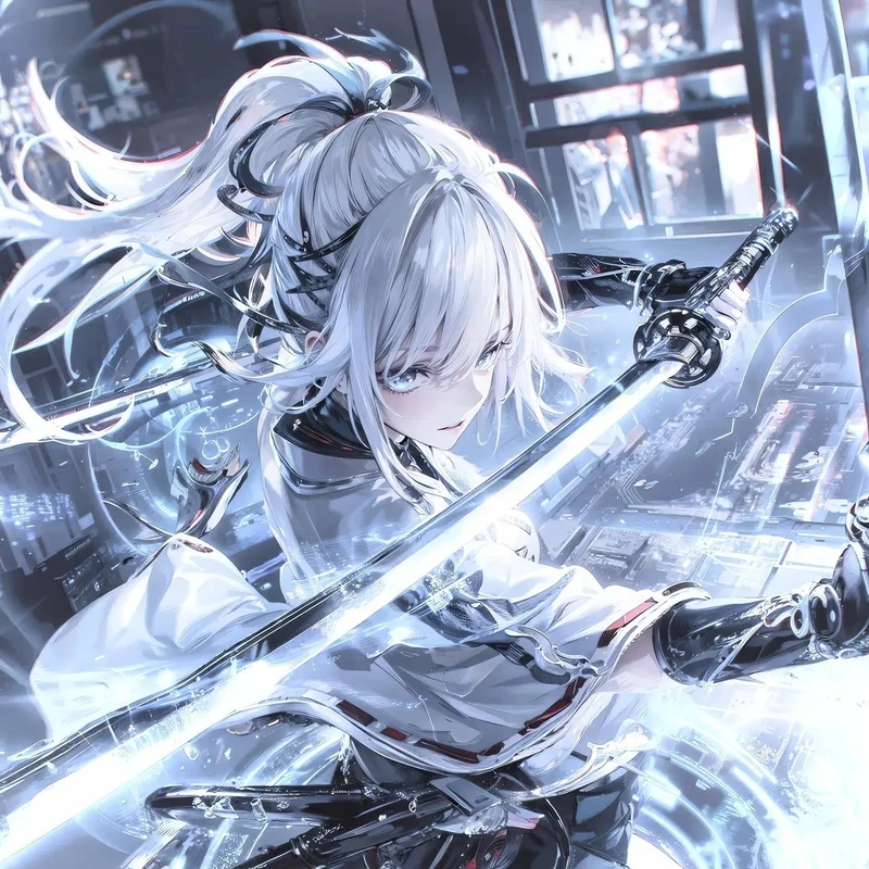 hình ảnh anime nữ ngầu hiện đại