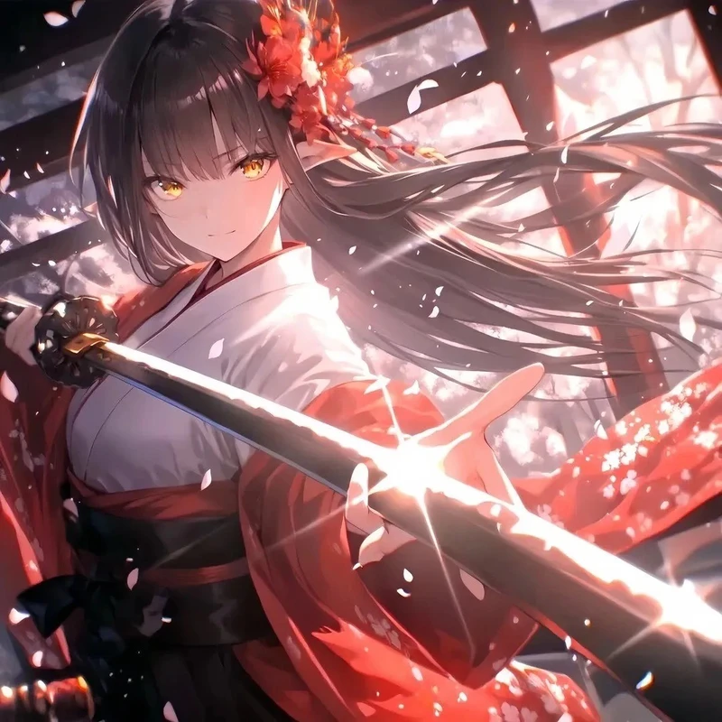 hình ảnh anime nữ ngầu phong cách cool