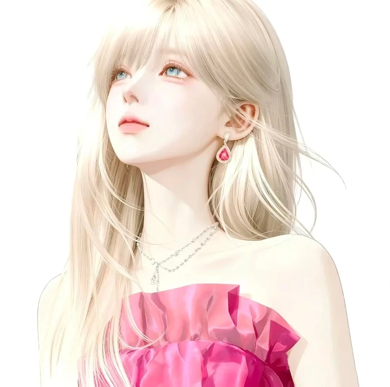 hình ảnh anime nữ tóc vàng đáng yêu