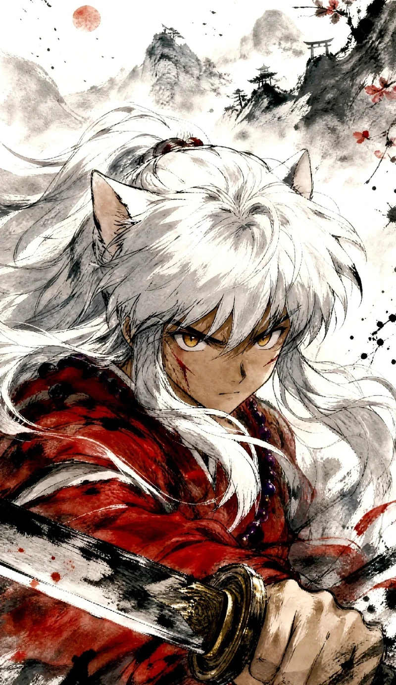 hình ảnh nhân vật Inuyasha cực chất