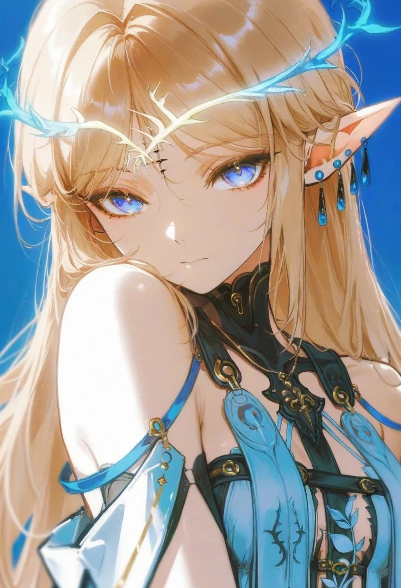 hình ảnh nhân vật tóc vàng anime đẹp
