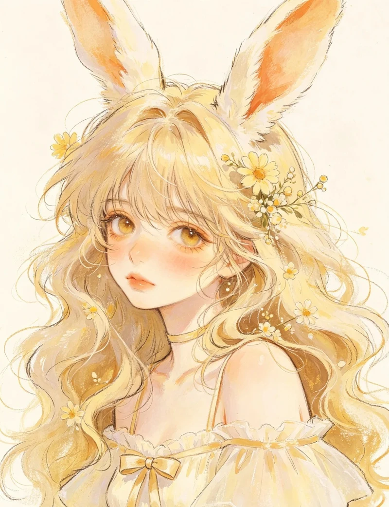 hình anime tóc vàng ngầu chất lượng cao