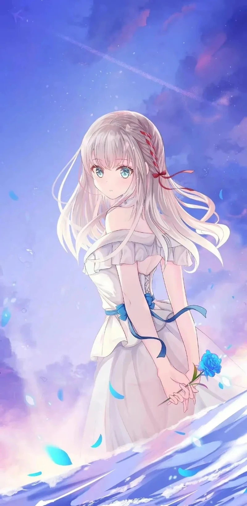 hình nền anime nữ 4K sắc nét
