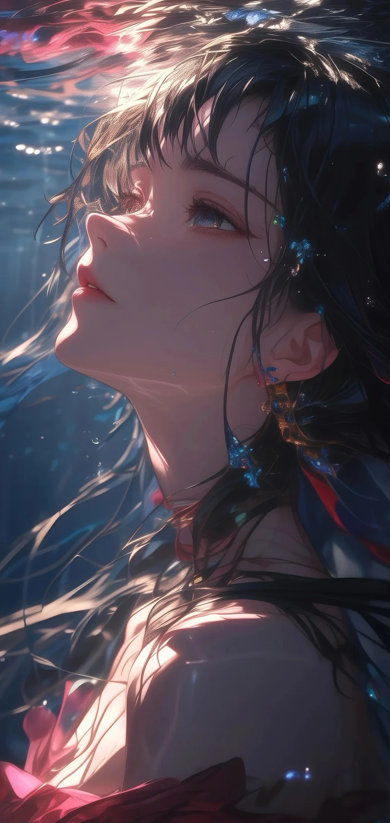 hình nền anime nữ cho màn hình điện thoại