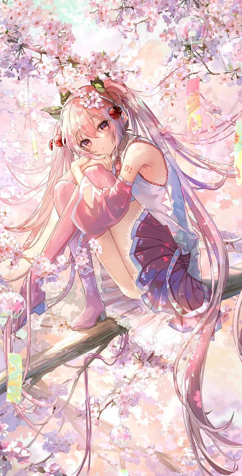 hình nền anime nữ nghệ thuật độc đáo