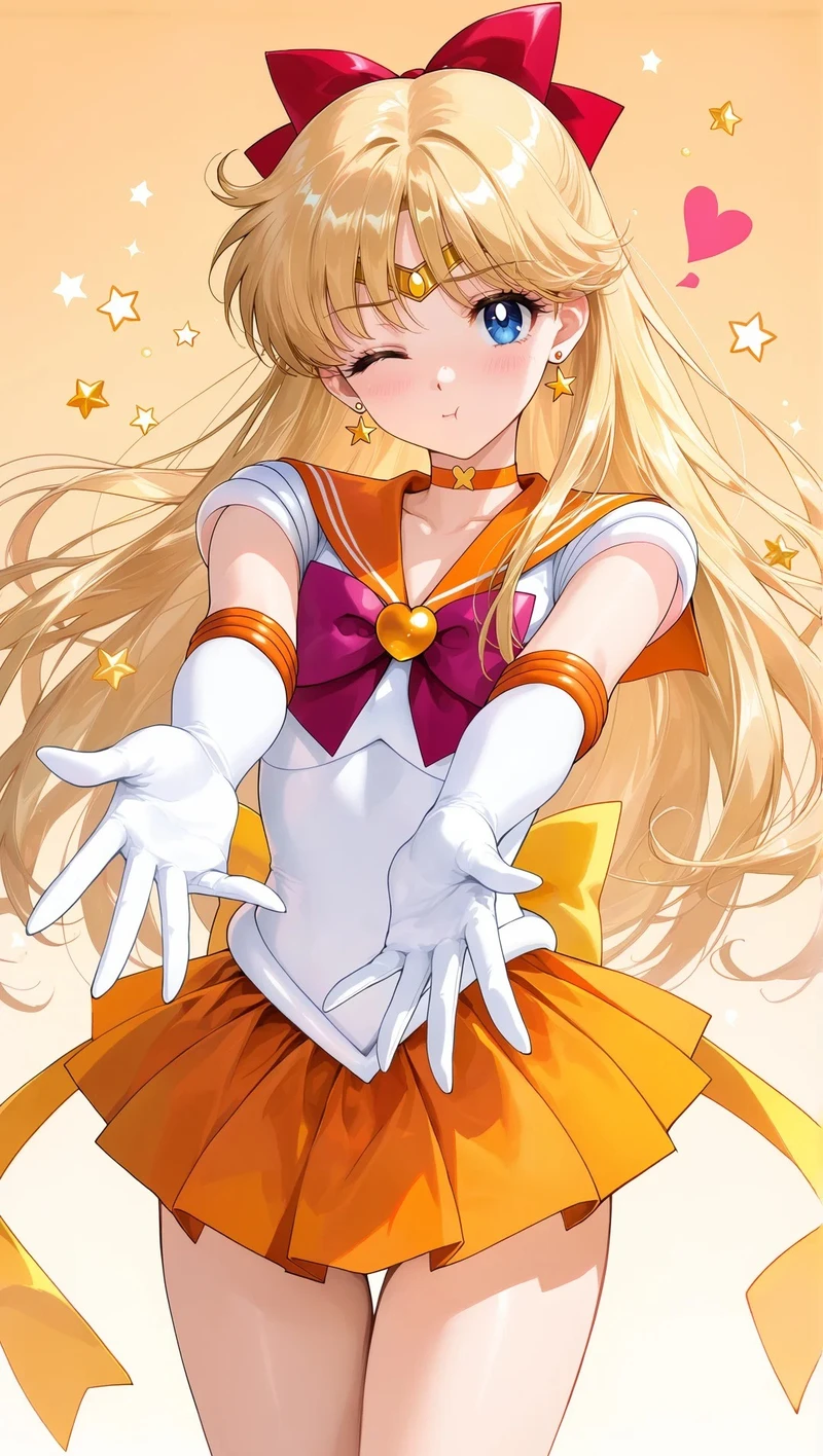 nhân vật anime tóc vàng xinh xắn đáng yêu