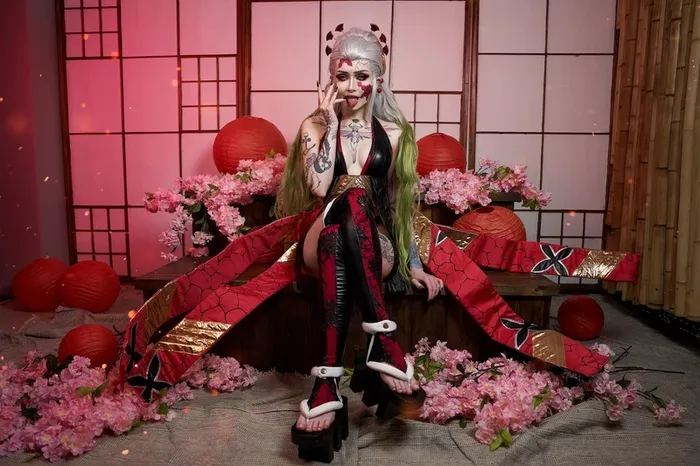 Hình cosplay Daki kiều diễm cuốn hút