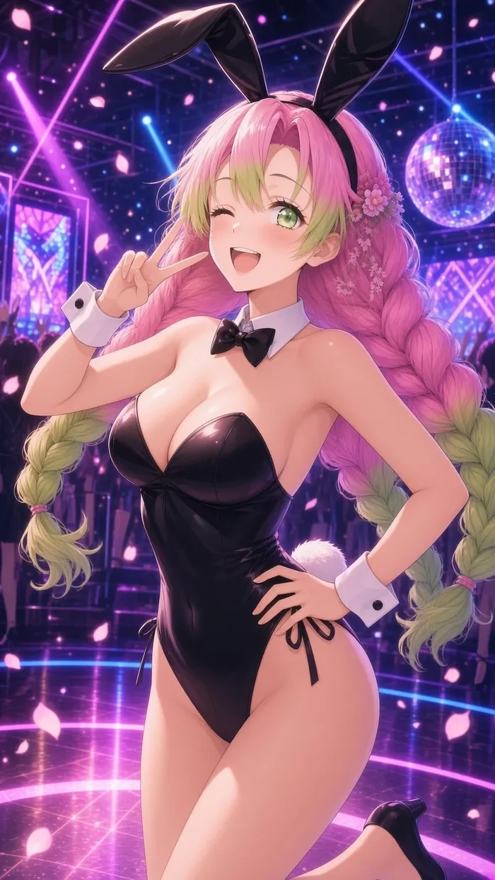 Hình Mitsuri anime ngọt ngào duyên dáng