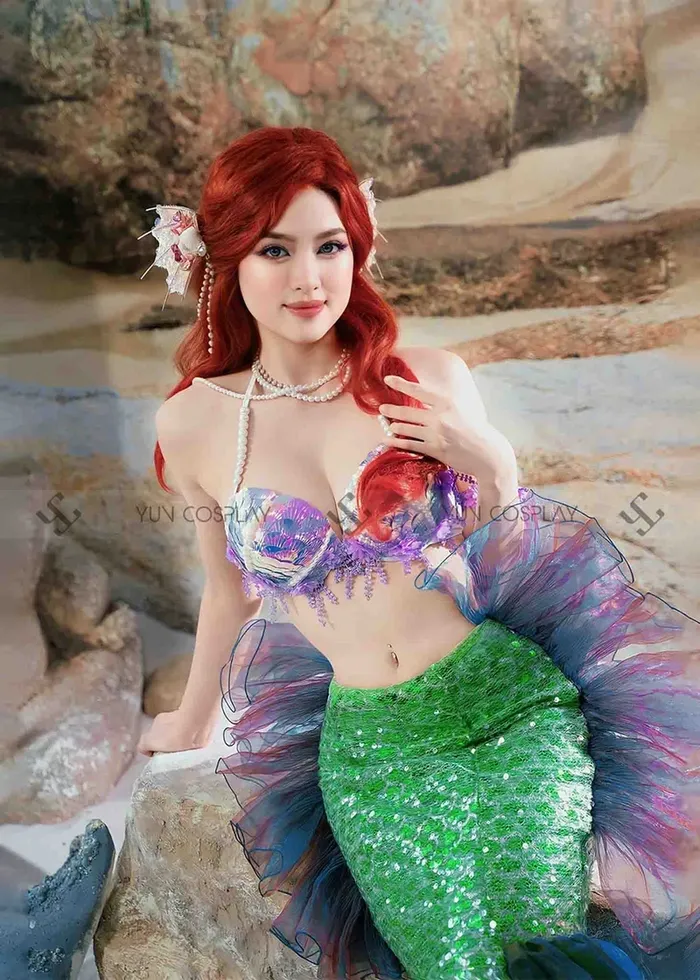 Hình nàng tiên cá cosplay duyên dáng lộng lẫy