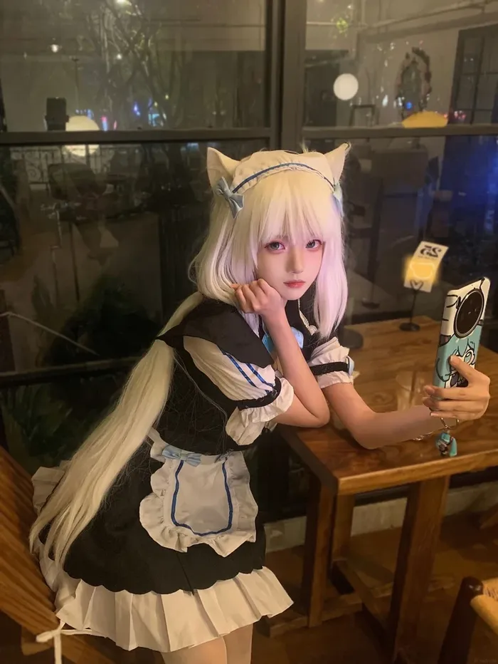 Ảnh cosplay mèo dịu dàng thanh tú