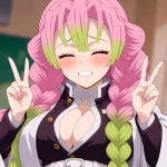 Hình anime Mitsuri tươi tắn đáng yêu