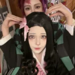 Hình Nezuko cosplay xinh xắn đáng yêu