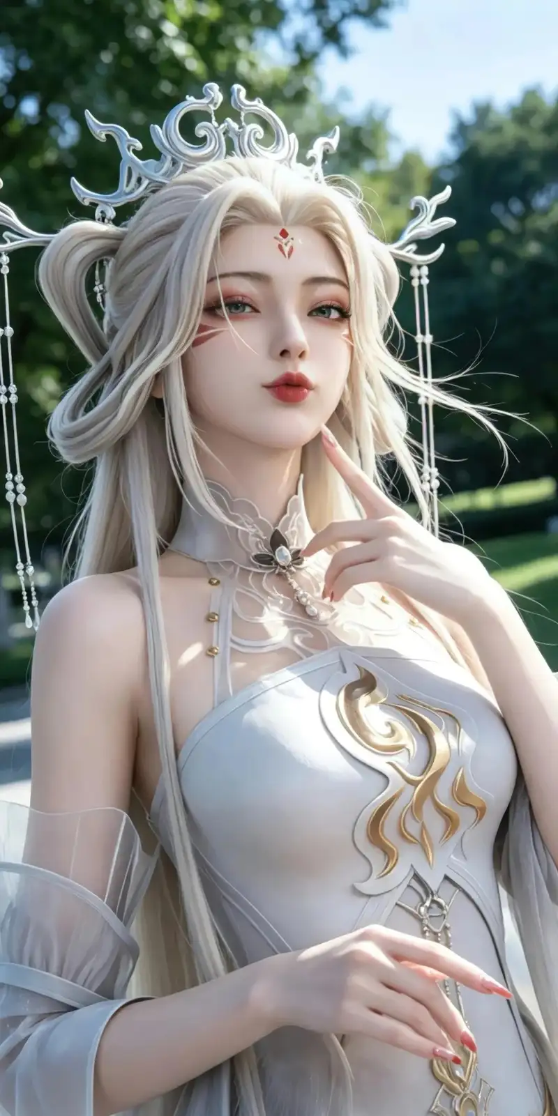 3D Tiểu Bạch sex ảnh nóng bỏng gợi tình
