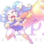 Ảnh Poppy hentai cùng biểu cảm vui tươi nổi bật