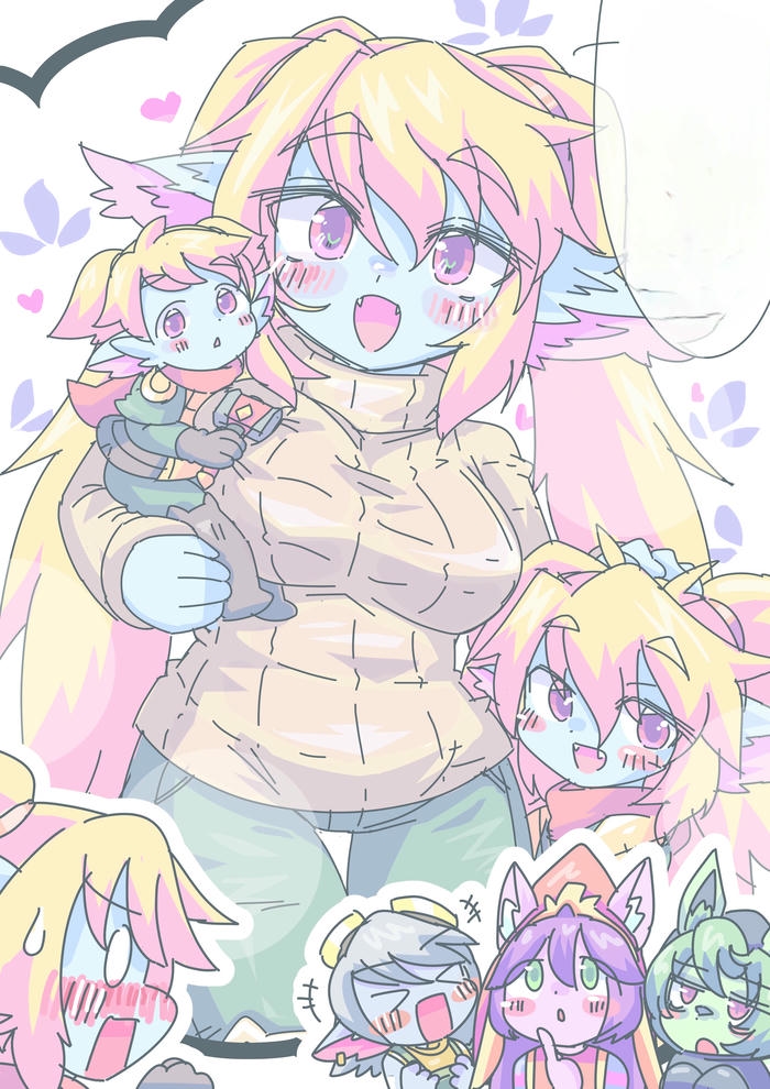 Ảnh Poppy hentai thể hiện vẻ ngoài đáng yêu