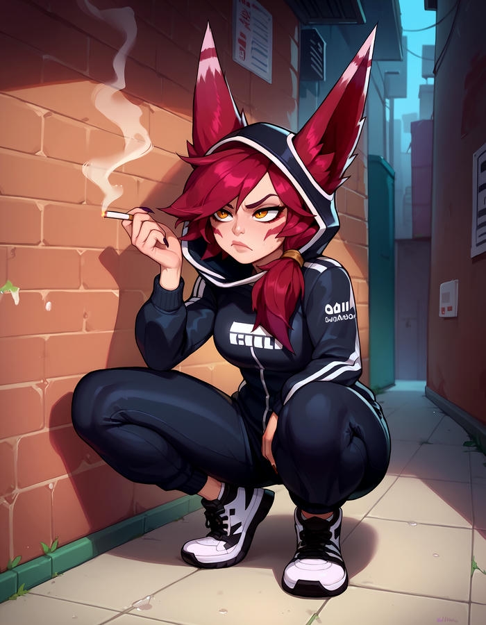 Ảnh xayah hentai hòa quyện sắc nóng cùng sắc lạnh