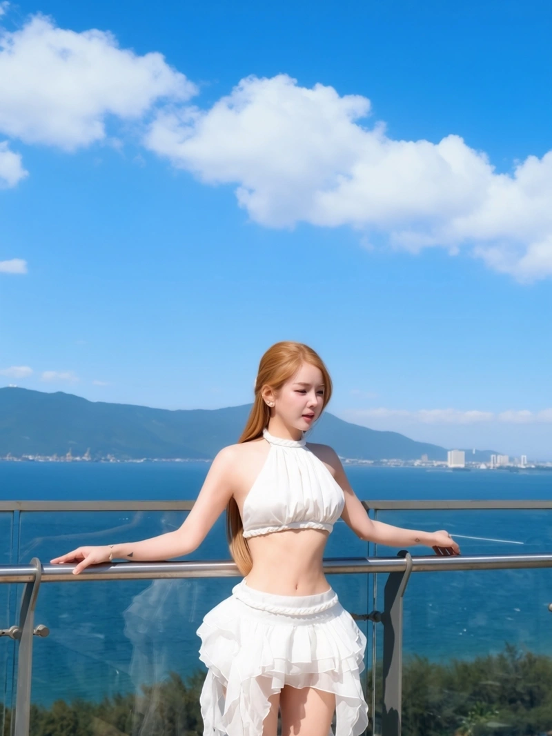 Ảnh DJ Mie nude một phần body trắng