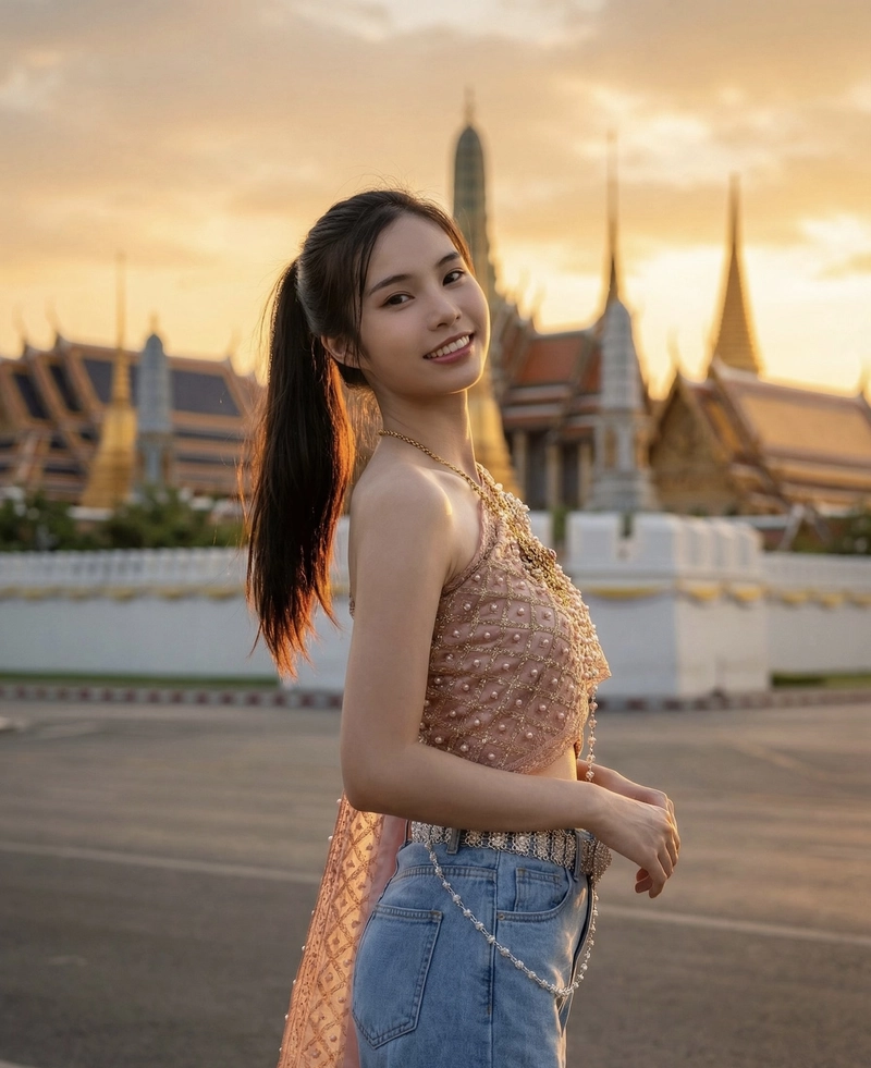 Gái xinh Thái Lan thanh tú đẹp