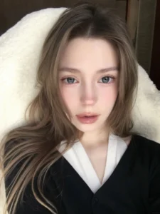 Gái xinh selfie tóc dài buông