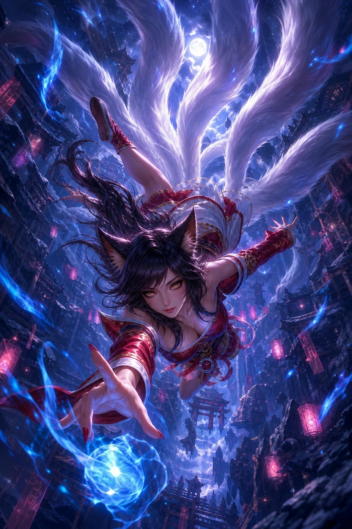 Hình ahri hentai hấp dẫn lung linh bắt mắt