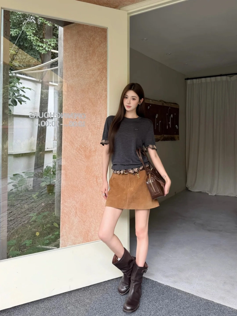 Hình ảnh gái xinh mặc váy ngắn