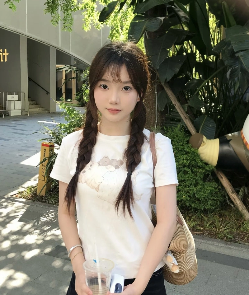Nét mặt ảnh gái xinh cấp 3 rạng rỡ
