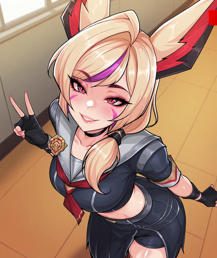 Tranh vẽ xayah hentai phóng khoáng từng nét cọ